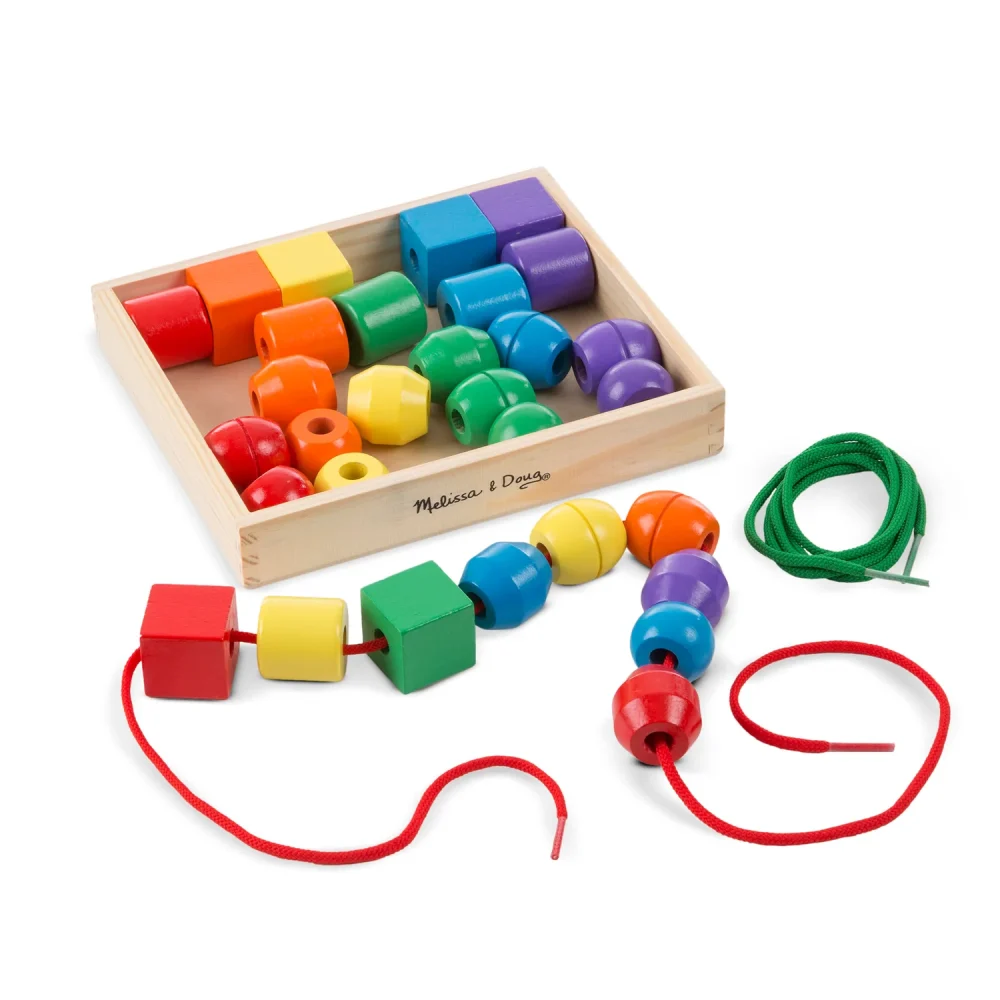 🧵🔴 PRIMARY LACING BEADS – BỘ HẠT XÂU DÂY MÀU SẮC