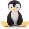 🐧💗 APRICOT LAMB – VELVET PENGUIN 8.5" - Chim cánh cụt nhồi bông lông nhung mềm
