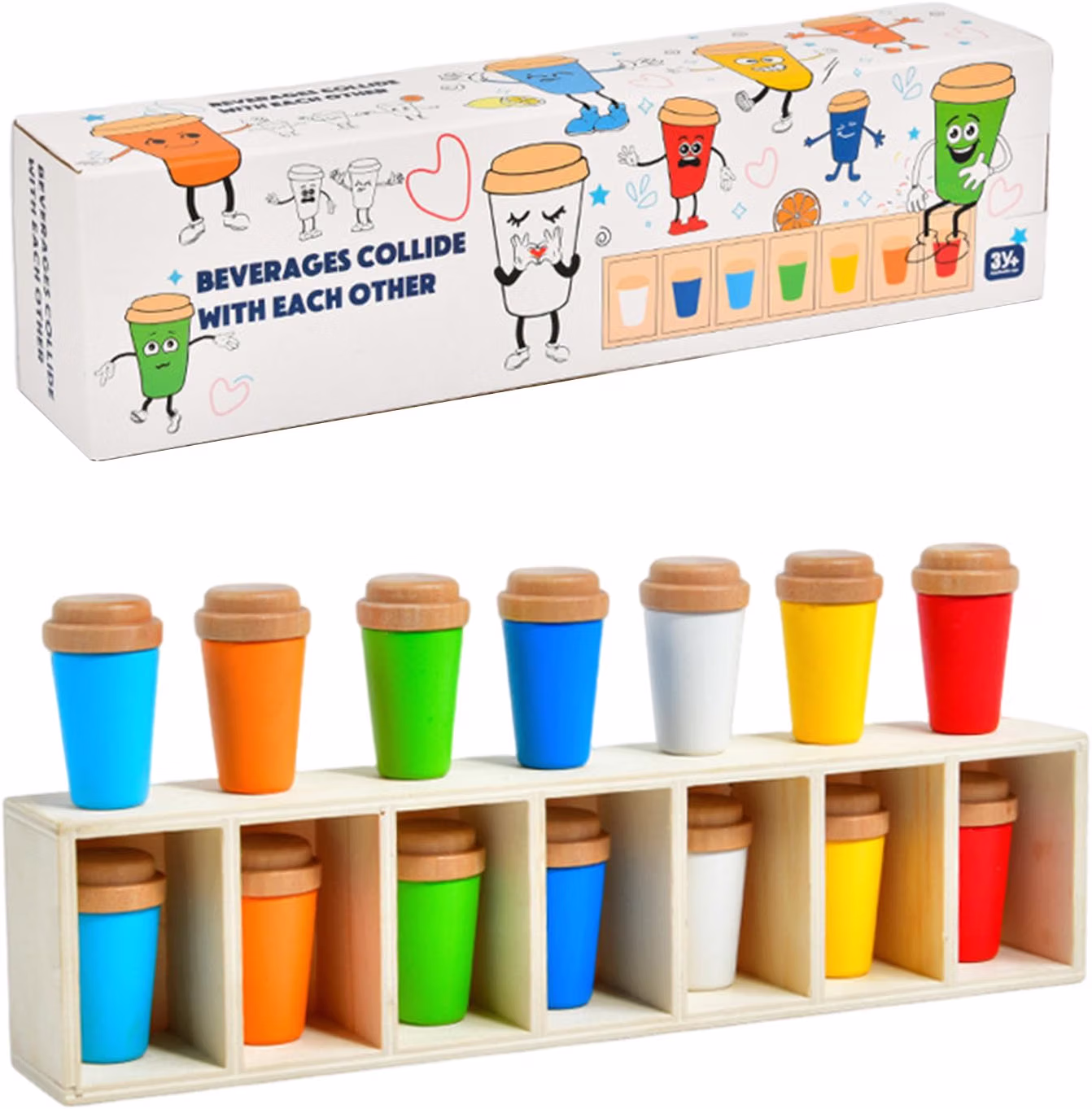 COLOR GAME – TRÒ CHƠI GHI NHỚ MÀU SẮC & CHAI MÔ PHỎNG