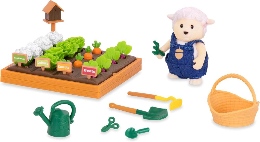 🌱🐑 LI’L WOODZEEZ GARDEN PLAYSET – BỘ KHU VƯỜN RAU MINI 31 CHI TIẾT