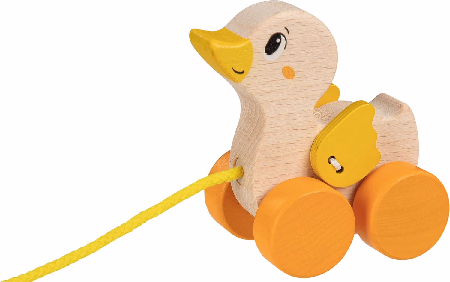 🐥🪵 GOKI 54884 PULL-ALONG DUCK – ĐỒ CHƠI VỊT GỖ KÉO DÂY