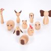 🐘🦒🐊 TICKIT 73472 WOODEN ANIMAL FRIENDS Bộ những người bạn động vật bằng gỗ