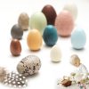 🥚🌿 WOODEN FAKE EGGS 12PCS Bộ 12 quả trứng gỗ nhập vai