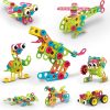 🧱⚙️ PICASSOTILES STEM 250-PIECE BUILDING BLOCK ENGINEERING KIT Bộ 250 chi tiết lắp ghép STEM