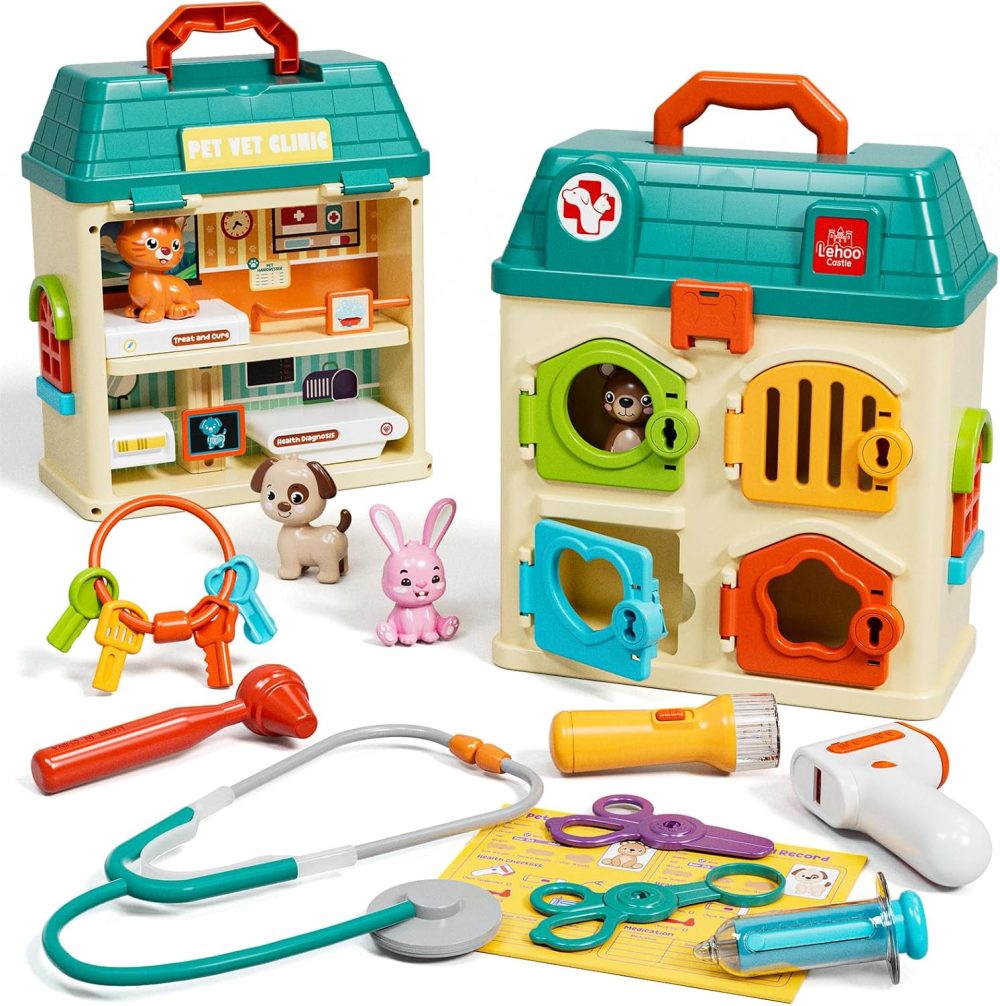 🩺🐶 LEHOO CASTLE VET PLAYSET – BỘ ĐỒ CHƠI BÁC SĨ THÚ Y & CHĂM SÓC THÚ CƯNG