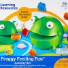 🐸🍎 LEARNING RESOURCES – FROGGY FEEDING FUN ACTIVITY - Bộ “Cho Ếch Ăn” 64 chi tiết